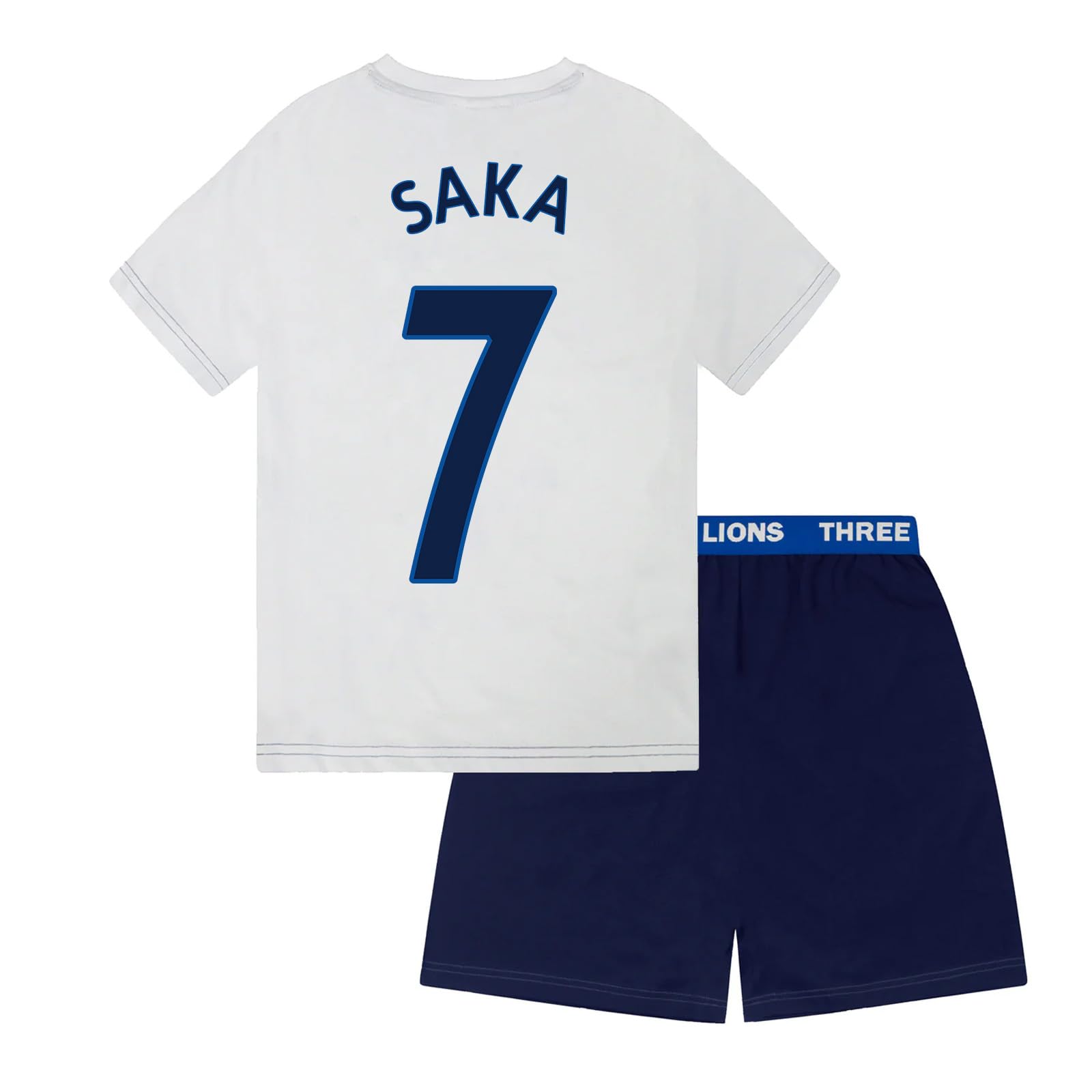 England Three Lions Boys Saka 7 Short Pyjamas 6-7 Years