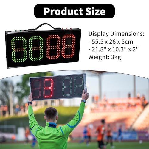 Tablero Electrónico LED para Sustituciones de Fútbol miniatura 2