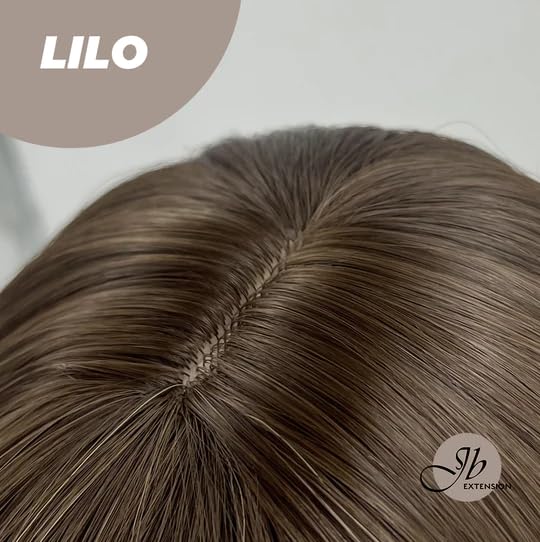 Miniatura 5 de LILO - Peluca rubia de raíces oscuras de 25 pulgadas, con flequillo, larga y rizada, sin pegamento, para mujer, pelucas sintéticas naturales para