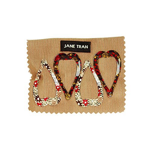Jane Tran Modern Floral Heart Clip Set