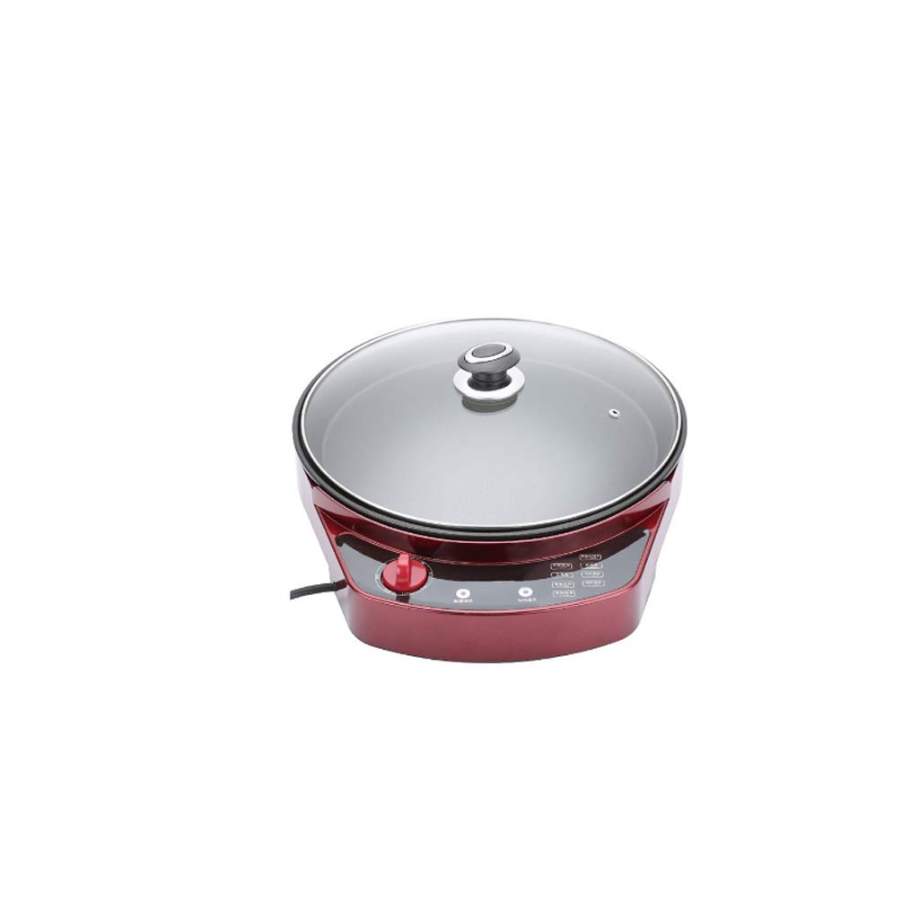 LaMaMe JIQI-sartén eléctrica Antiadherente para Hornear, máquina para Hacer Crepes, máquina para Hacer Tortitas, Pizza, Pastel, Tortilla, Parrilla para Hornear, Horno para bistec a la Barbacoa