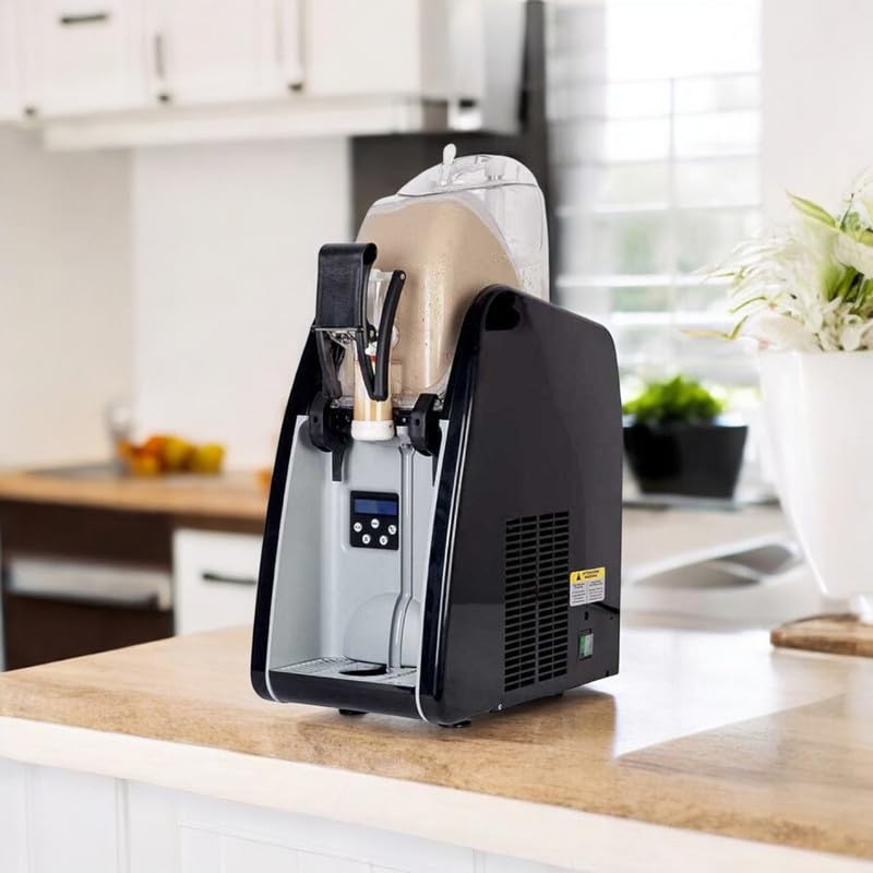 Alfa Elmeco Quick Coffee 1.58 Gallon Granita Machine | Commercial Frozen Drink Dispenser for Frozen Coffee Drinks