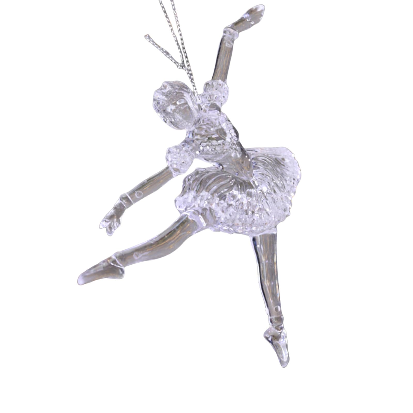 Ballet Girl Ornament Christmas Tree Hangings Acrylic Holiday Decoration For Indoor And Outdoor Use Vehicle Adorment