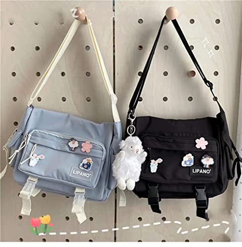 Kawaii Bag with Kawaii Stuffs Messenger Bag Japanese Harajuku Crossbody Bags for Women (Blue Chapter)4