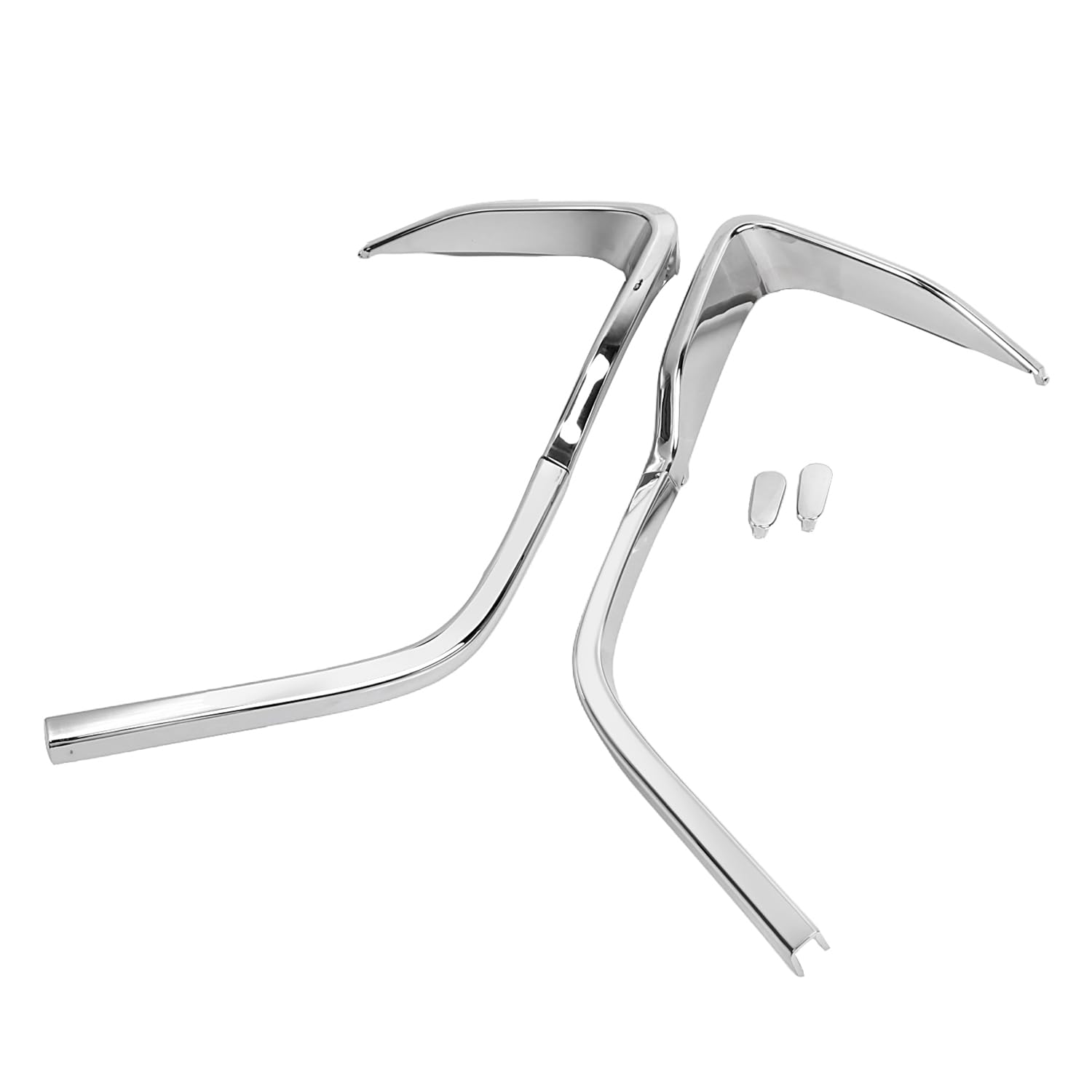 Kit Garniture Chromée Pour Honda Goldwing 1500 - Moulure Latérale, Neuf, 2 Pièces