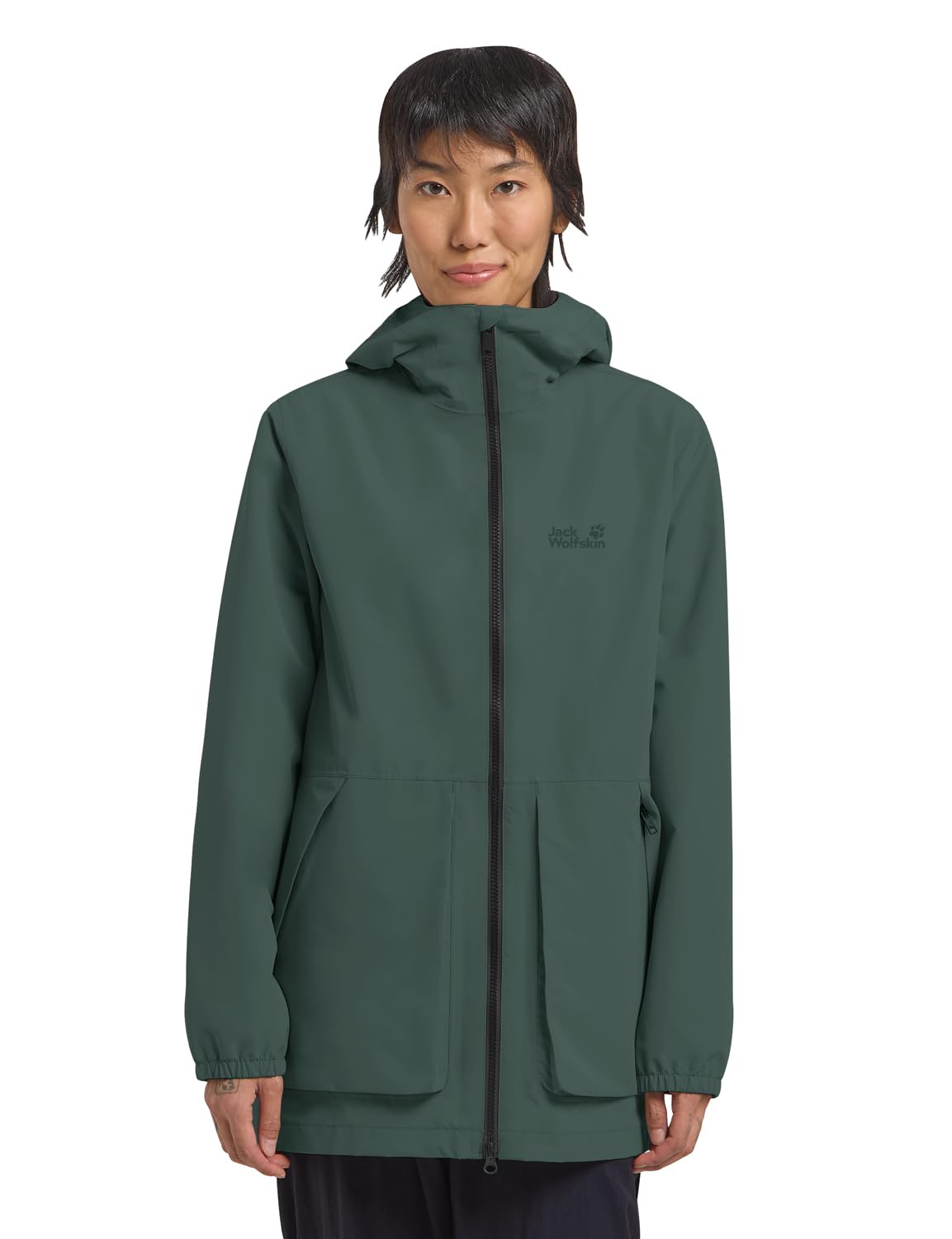 Jack Wolfskin Women's Terraview 2l Parka W, sago Palm, XL