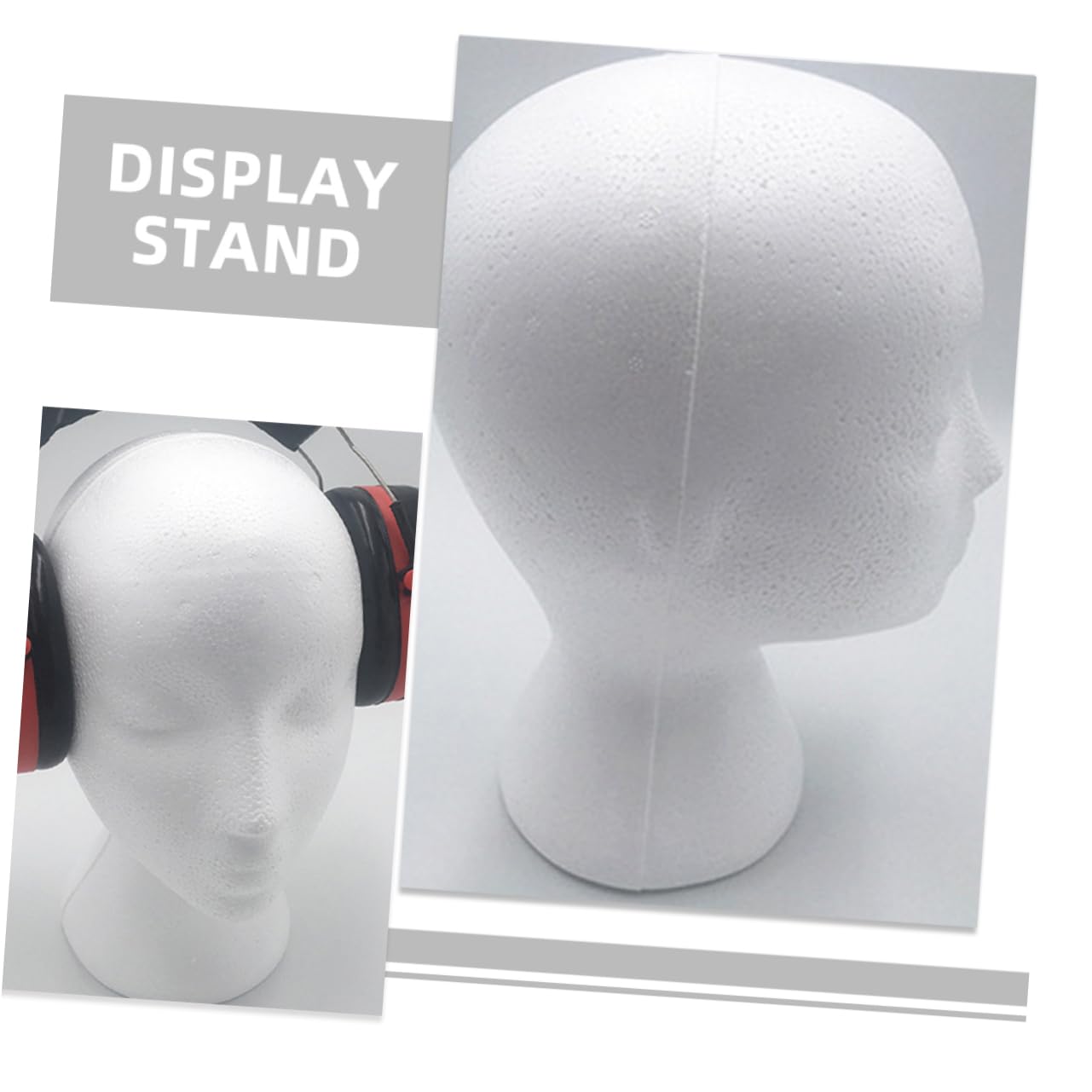 Amazon.co.jp: Mikinona マネキンヘッド フォームヘッドモールド 帽子