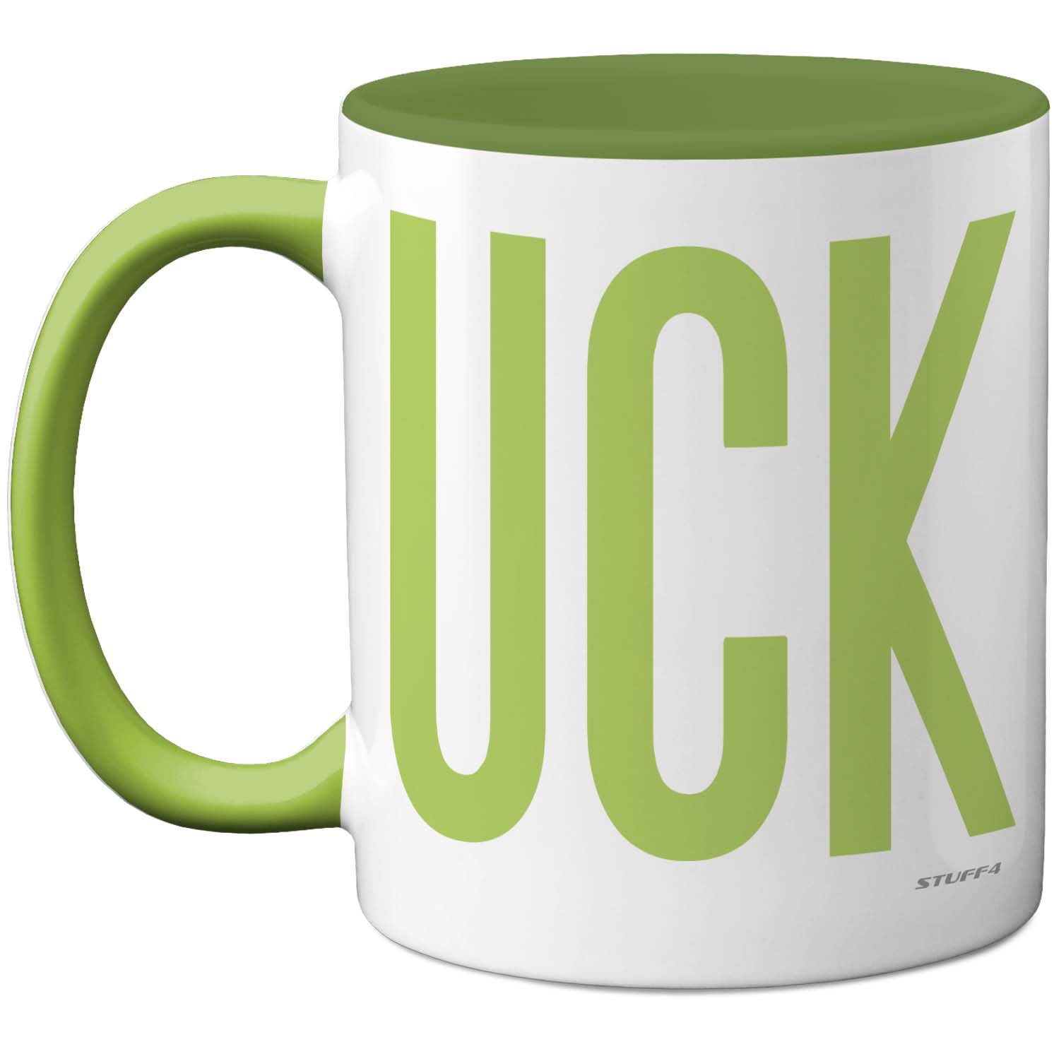 Stuff4 Rude Gifts - Green Cu*k Mug - Funny Gifts for Men Women from Friend Colleague, Swearing Birthday Presents, Fun Bday Presents, 11oz Green Handle Ceramic Dishwasher Safe Premium Mugs