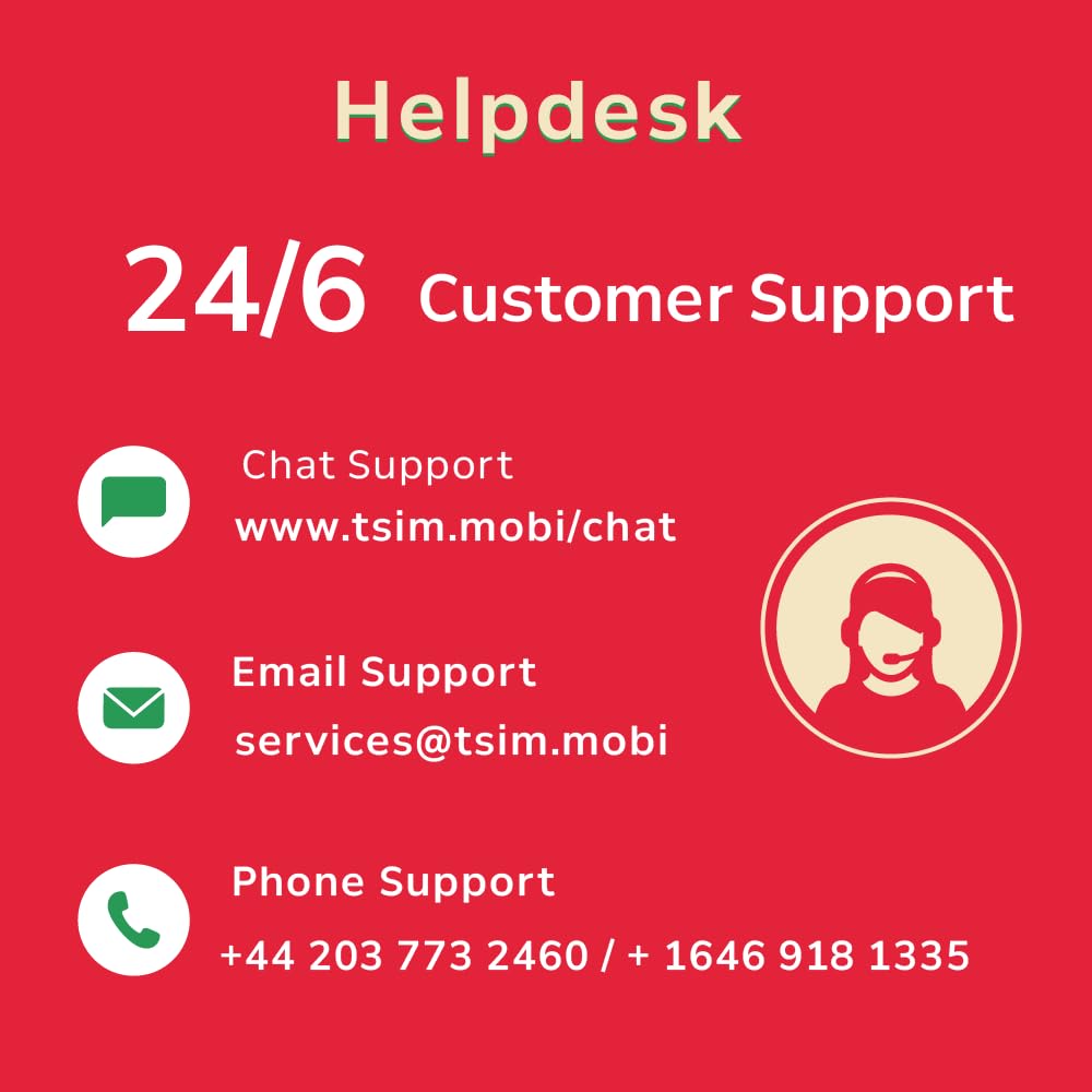 TSIM Maroc eSIM 30 Jours | 10 Go de données Haut débit | Activation Automatique | Partage de Connexion | QR Code eSIM envoyé par e-Mail sous 24 h | Données Uniquement.