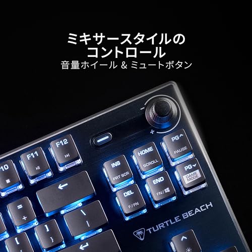 TURTLE BEACH 【Amazon.co.jp限定】TURTLE BEACH ゲーミングキーボード Vulcan TKL AIMO JP 日本語配列 TBK-2001-01-JP の商品画像 3