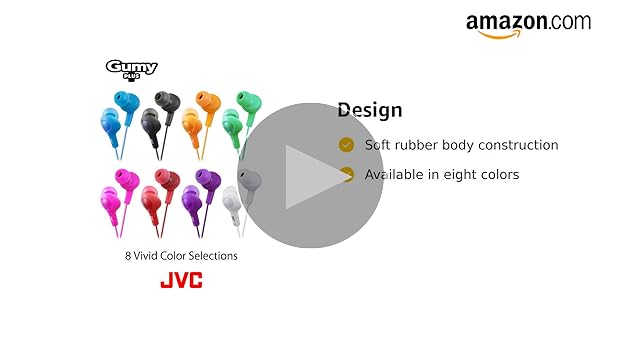 Amazon.com: JVC HAFX5D Gumy Plus Inner Ear Headphones