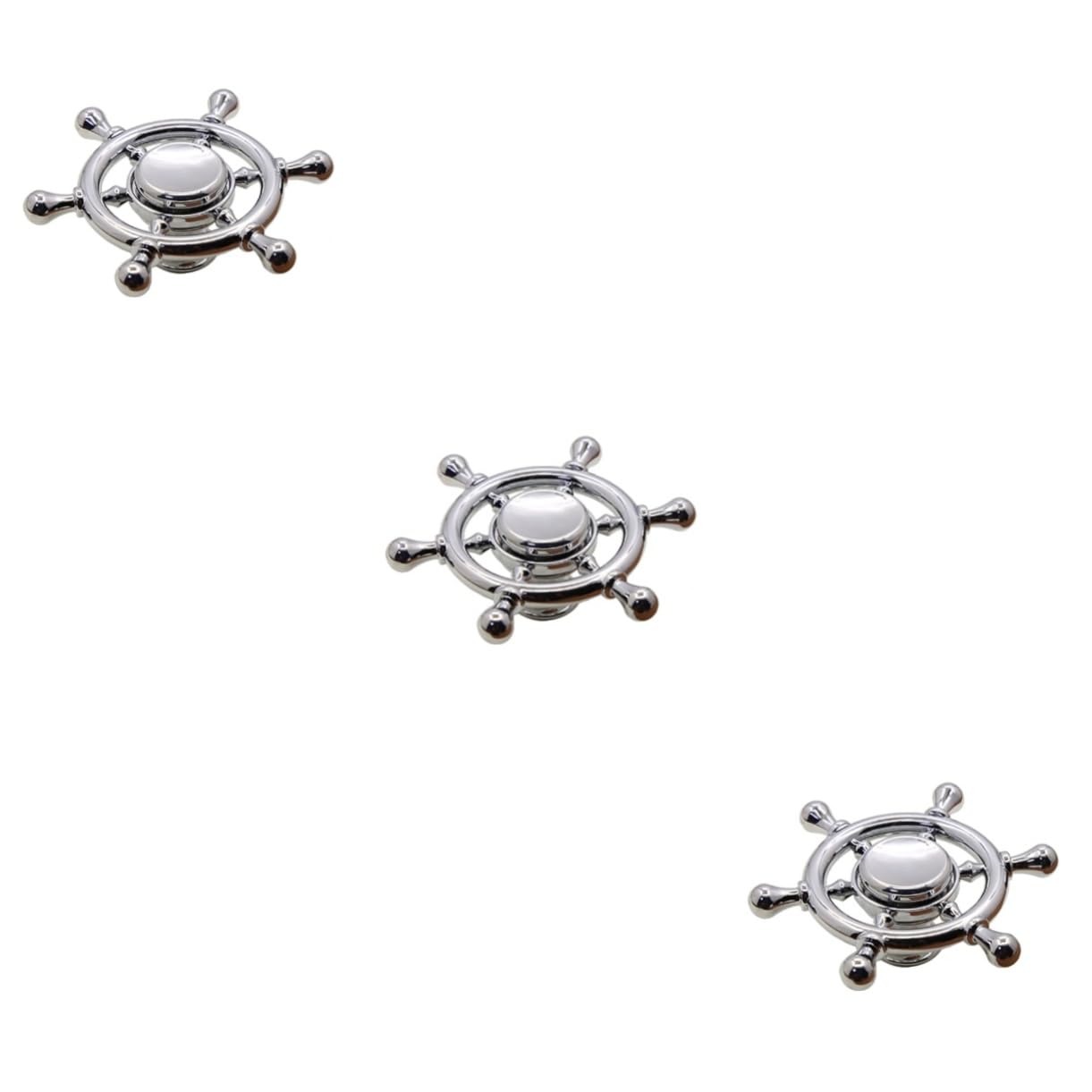 Artibetter 3 Eleganti Pomelli in Argento Per Mobili Armadi E Cassetti Lunghezza Vite 2 5 Cm