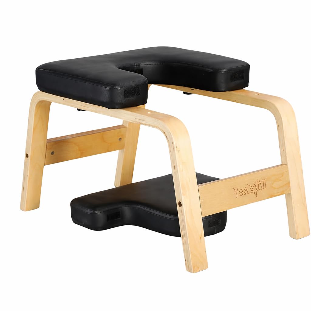 Yes4All Yoga Headstand Bench, Yoga Inversion Chair for Core