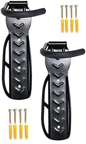 Indoor Bike Storage Rack hybike Garage Wall Mounted Foldable Bike Bicycle Storage Rack Hook Stand Holder-2pcs