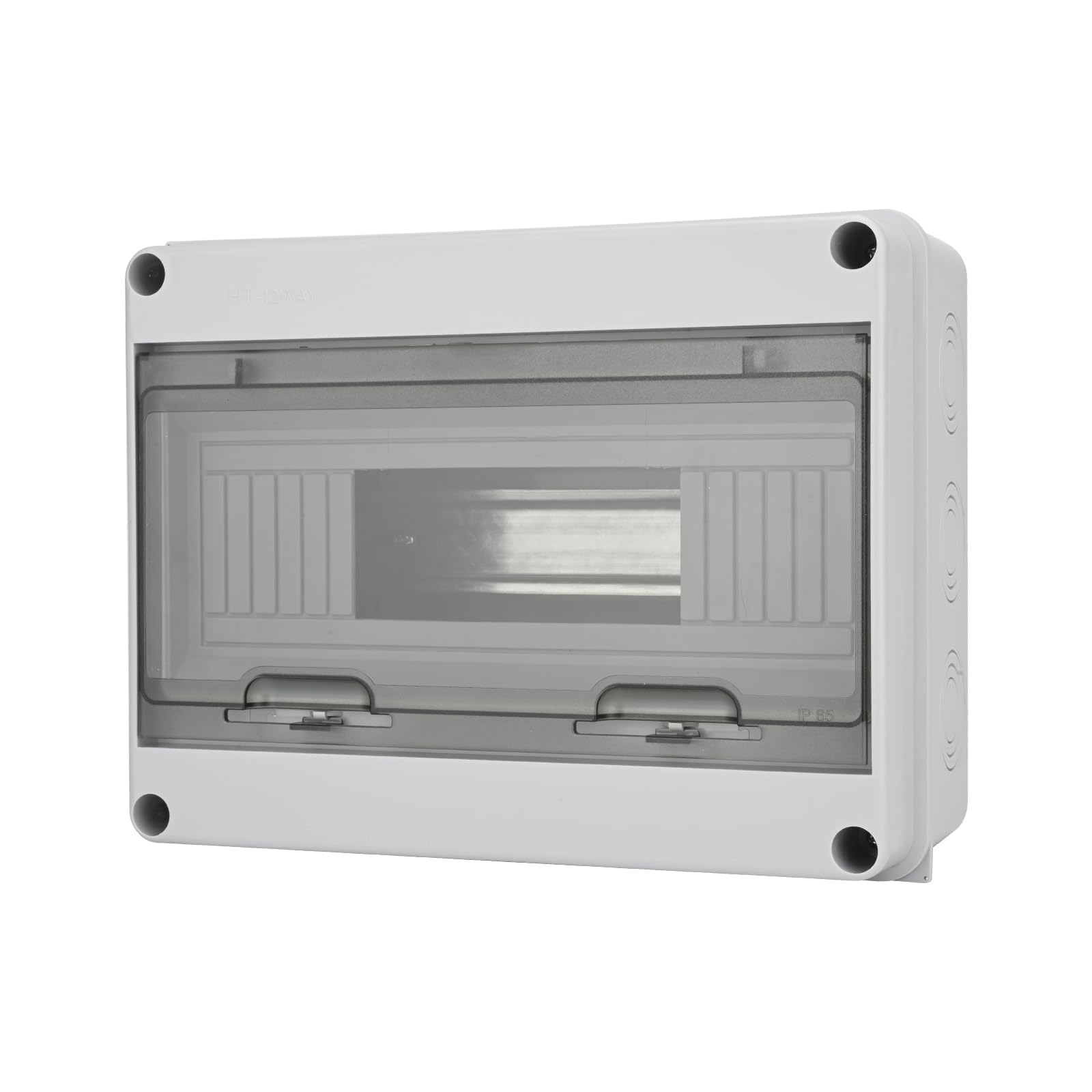 TERRIFI 12 Way Circuit Breaker MCB Distribution Protection Box - Miniature Circuit Breaker with DIN Rail, IP65 Waterproof, Suitable for Indoor and Outdoor Use