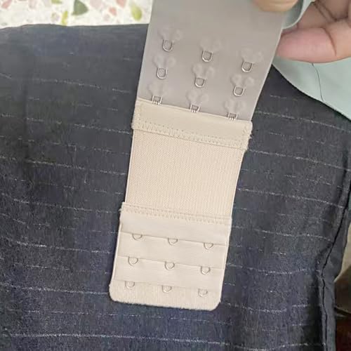 Image of Bra Strap Extenders, Women Elastic Extensions Bra Extender Set, 6 Piece,Skin,White,Black