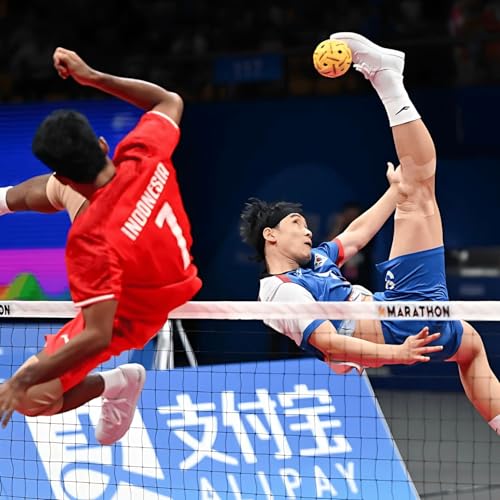Image of VAYINATO Sepak Takraw Ball, Kick Volleyball - Mens Competion Ball - Imported from Thailand | Growing Sports in India