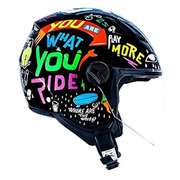 CAPACETE NORISK ORION FREE - PRETO/LARANJA (58)