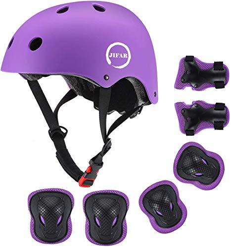 JIFAR Skateboard Helmet CPSC ASTM Certified Impact Resistance Ventilation for Multi-Sports Cycling Skateboarding