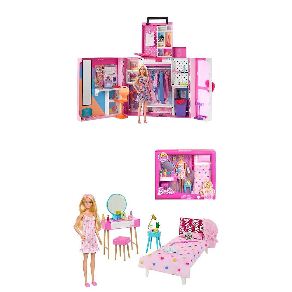 ♡Barbie バービー　2箱 Barbie 人形 バービーピンクコレクションドール2 : バスクホビー