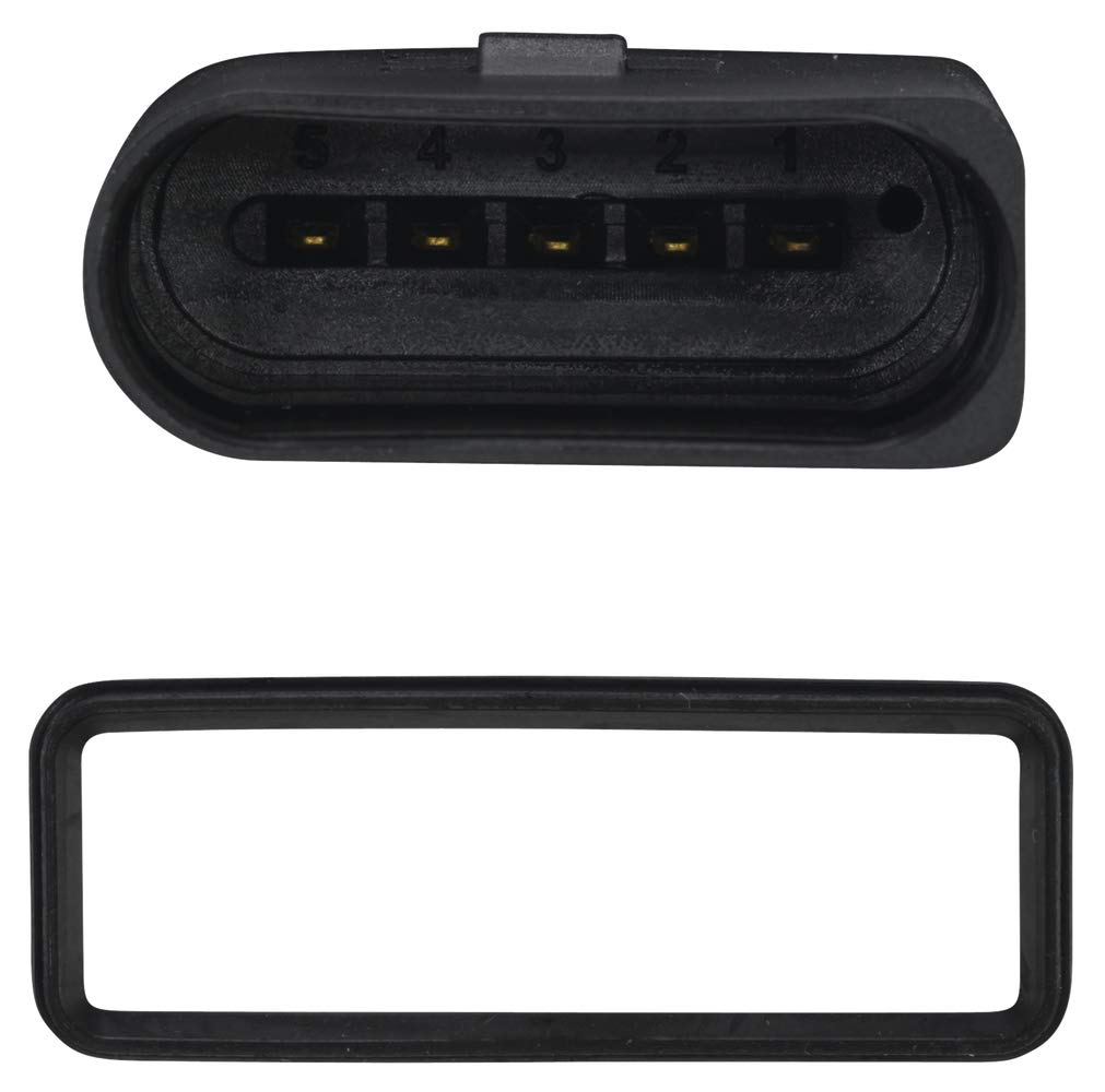 HELLA 8ET 009 149-611 Medidor de la masa de aire - 5polos - atornillado - sin carcasa (cárter)