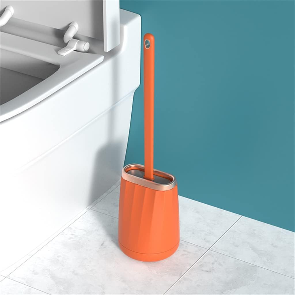 Silicone Toilet Brush Cleaning Holder Wall-Mounted Tool Bathroom Accessories