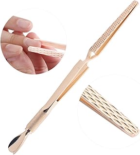 3 Colors Nail Shaping Clip Nail Glue Removal Clamp Stainless Steel Clip Nail Art Tool for Home and Professional Use(Gold)