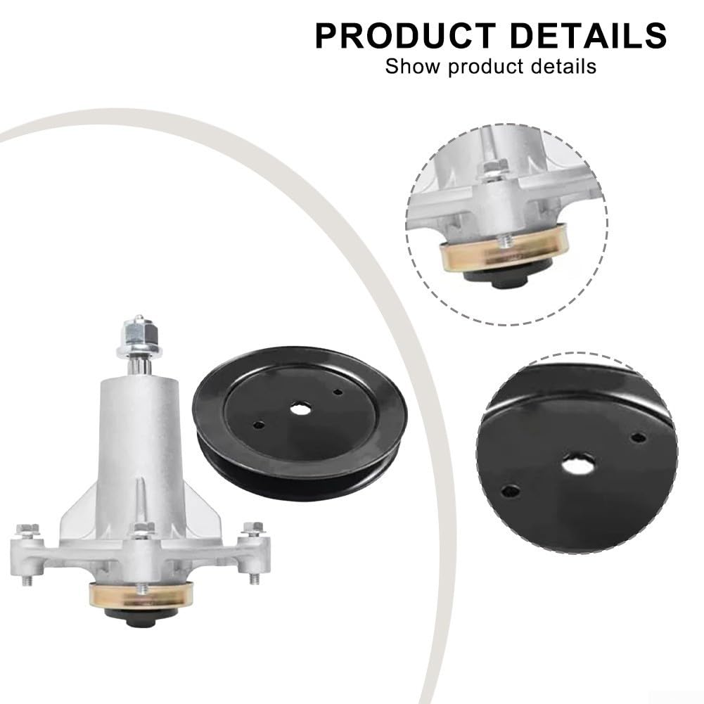 Husillo de Cortacésped con Polea para 42 46 48 54 Pulgadas