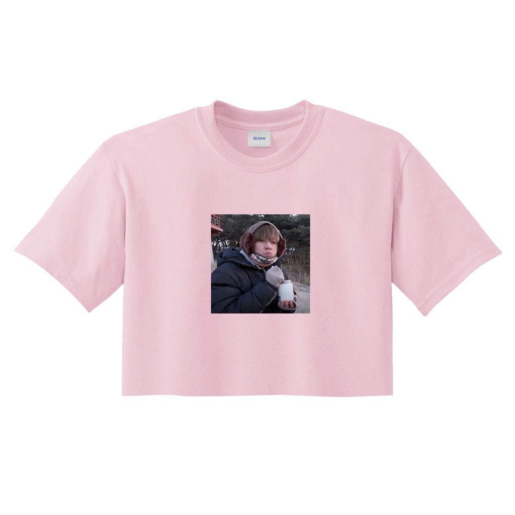 V Kim Taehyung Hiking Top Funny Meme Army Crop Top Shirt