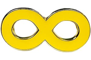 Autism Awareness Gold Infinity Pin Badge: A Symbol of Support and Acceptance
