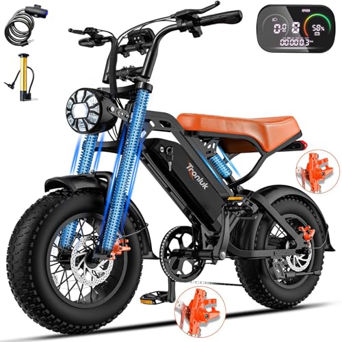Image of LELEKUAI Electric Bike for Adults, 1200W Peak Motor Commuter Ebike, 20-28MPH Speed, 32 Miles Range, Removable Waterproof Battery, Dual Disc Brakes Electric Bicycle, UL 2849 Certified