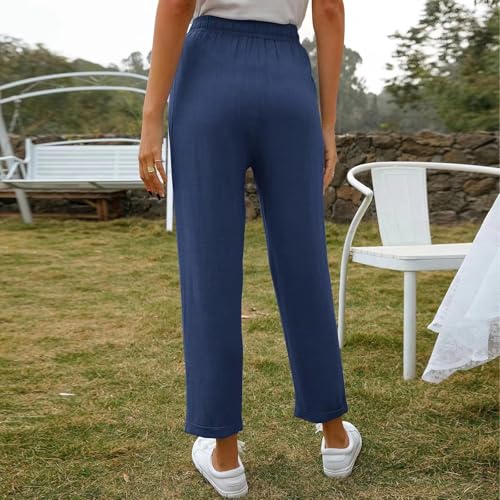 Pantalon de jogging en coton et lin parfait pour vos week-ends décontractés