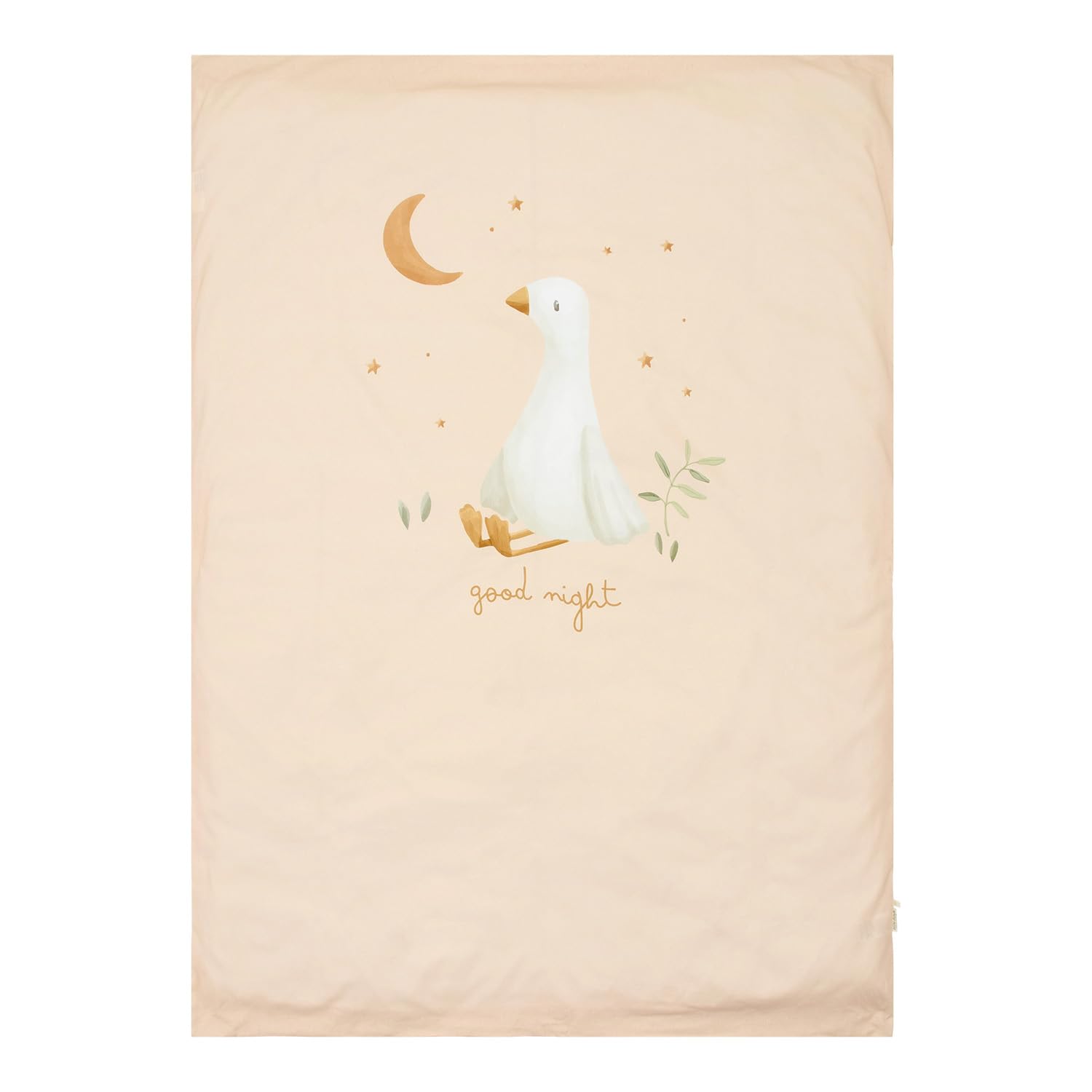 Little Dutch Bettwäsche Kinderbettwäsche für Kinder (100x140 cm + 40x60 cm) Little Goose - Newborn Naturals beige