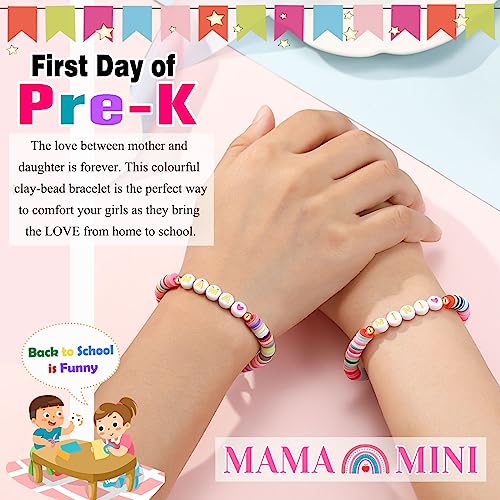 UNGENT THEM First Day of School Gift for Mom Daughter, Mama and Mini Back to School Bracelets2