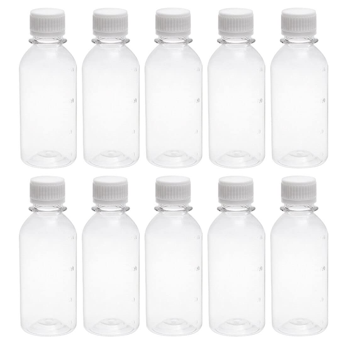 Tool parts 5 Oz/150ml Plastic Lab Bottle Small Mouth Container Clear Bottles 10pcs