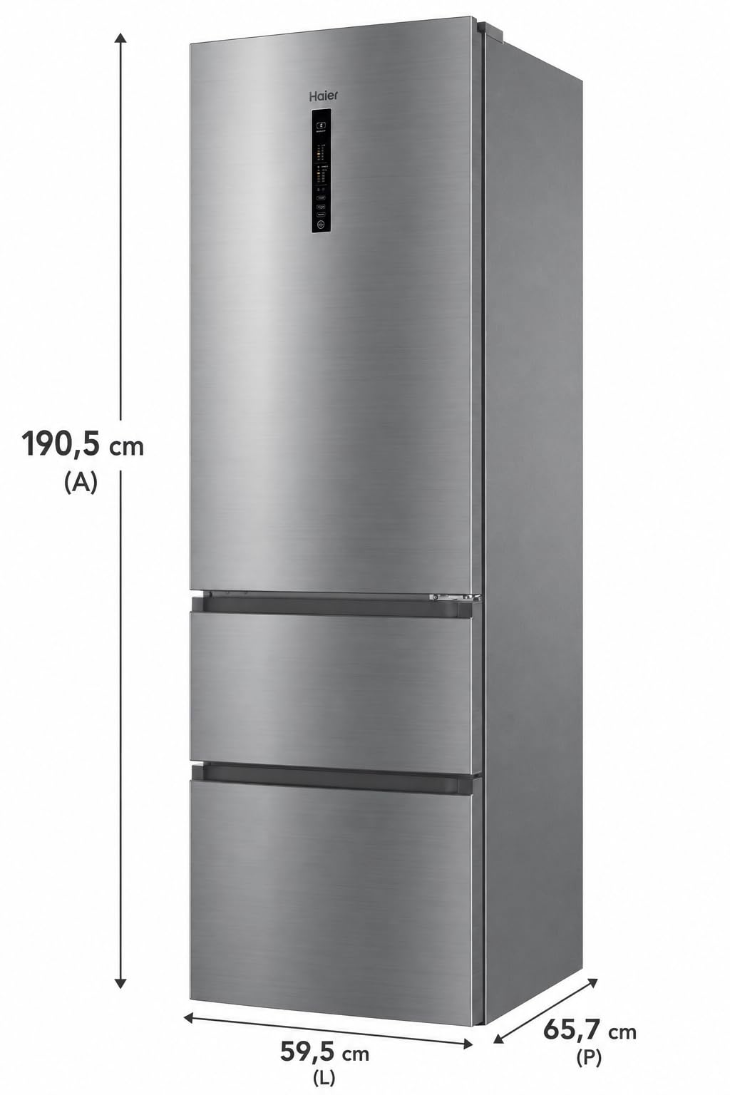 Frigidaressa Combinata HTR3619ENMN 234 L Gelido 114 L Gelato - Dettaglio