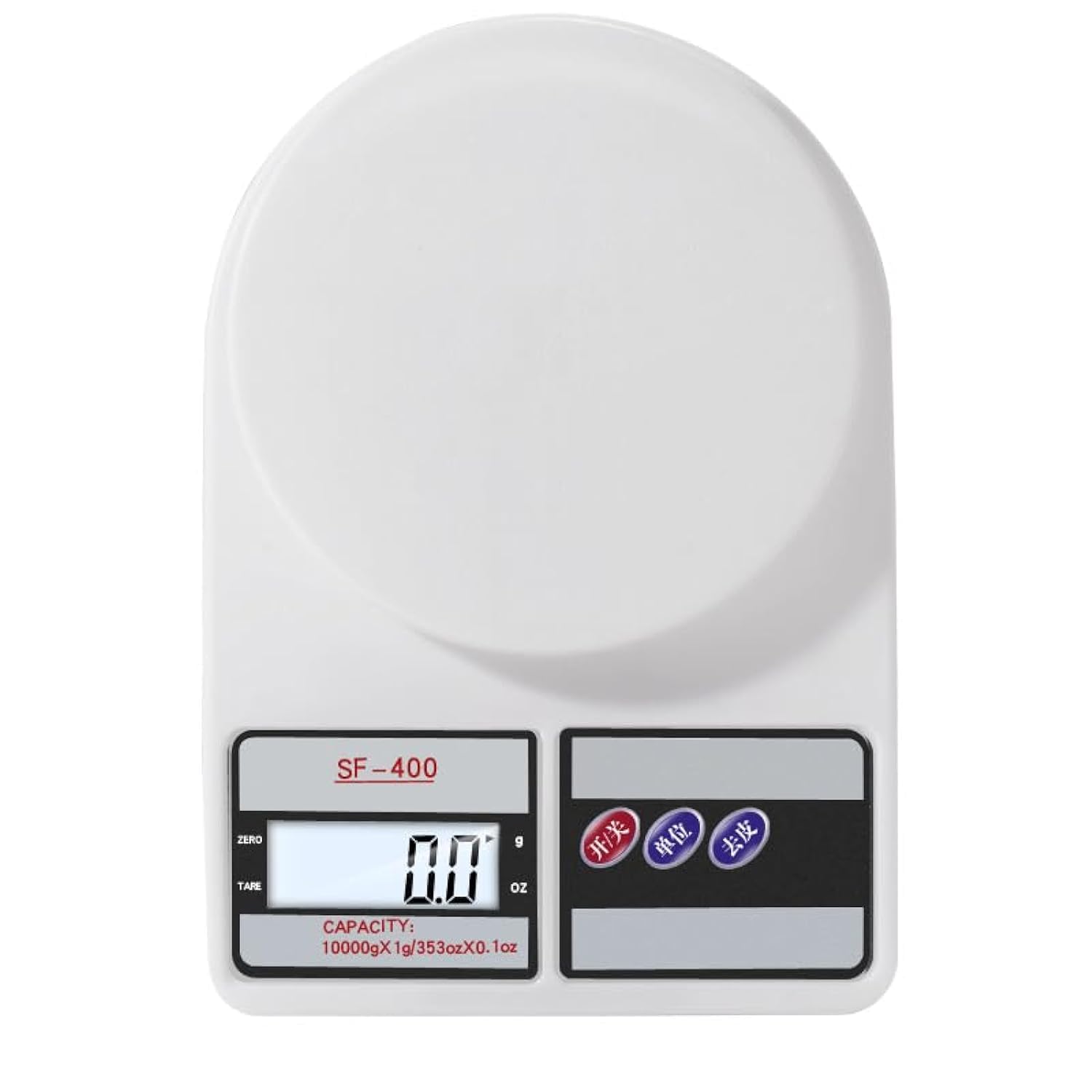 Luksyol Digital Weighing Scale 7kg | Accurate Food Measurement & Portion Control | LCD Display | Rechargeable | Compact Design for Kitchen Efficiency