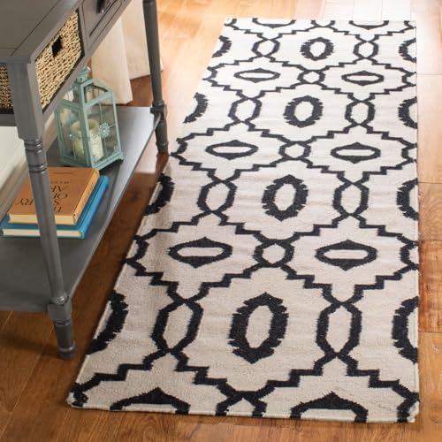 Tapete corredor SAFAVIEH 2'6" x 8' lana premium hecho a mano