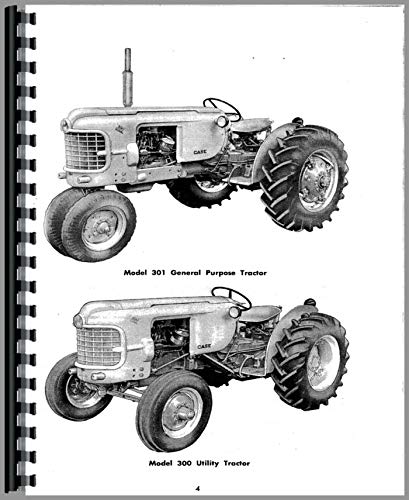 Case 312 Tractor Operators Manual