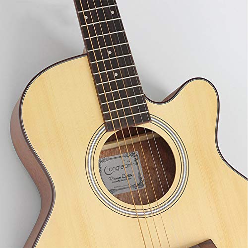KEPOHK Guitare acoustique 36 pouces guitare Folk épicéa acajou 21 frettes touche en palissandre pour débutants adultes… - Les Beatles, Paul McCartney, John Lennon, RIngo Starr, George Harrison KEPOHK Guitare acoustique 36 pouces guitare Folk épicéa acajou 21 frettes touche en palissandre pour débutants adultes… – Image 4