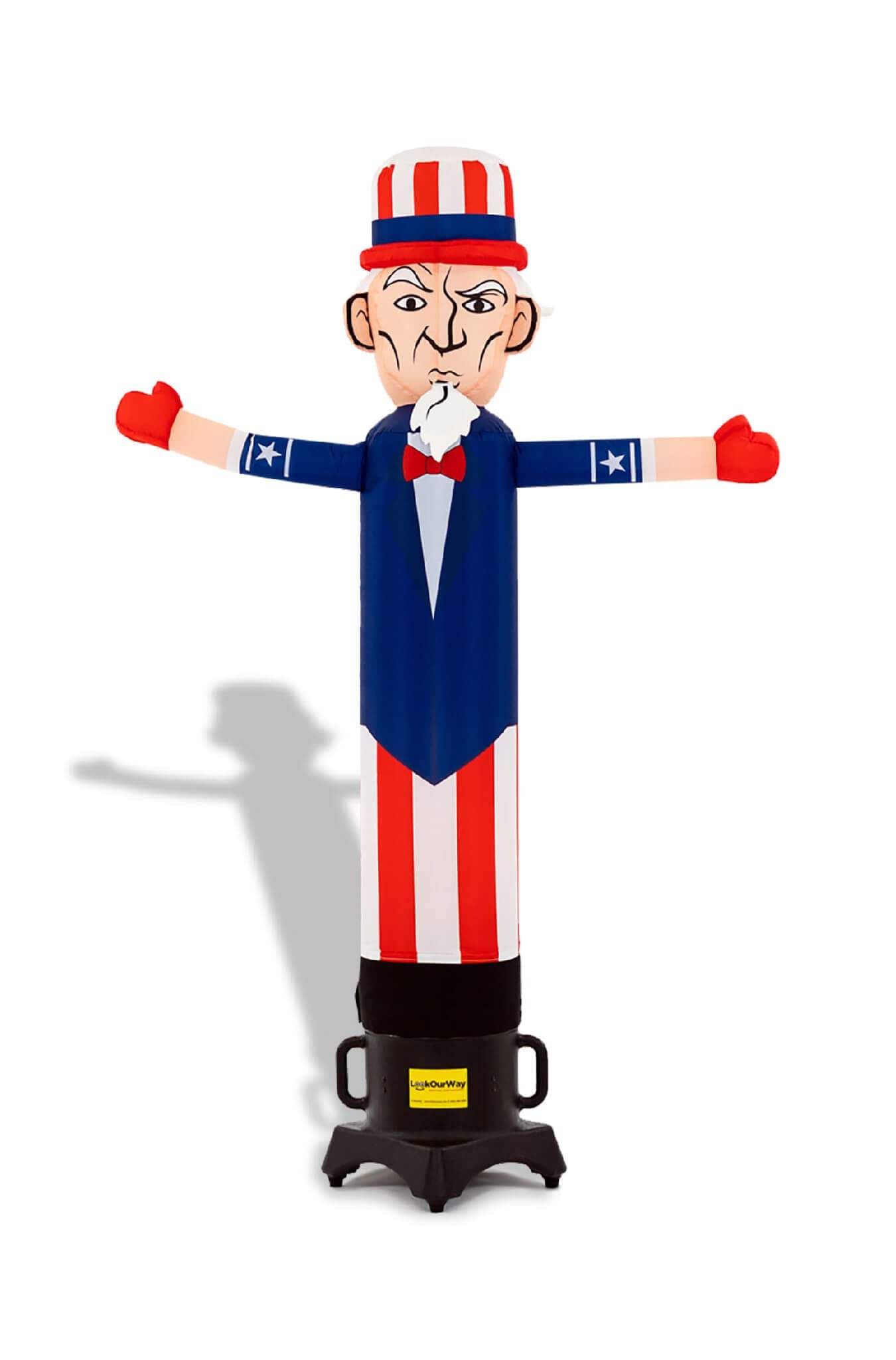 LookOurWay Air Wavers Inflatable Tube Man Set - 6ft Tall Uncle Sam Air ...