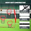ZELUS Football Kicking Net and 6x6 ft Football Throwing Net Bundle