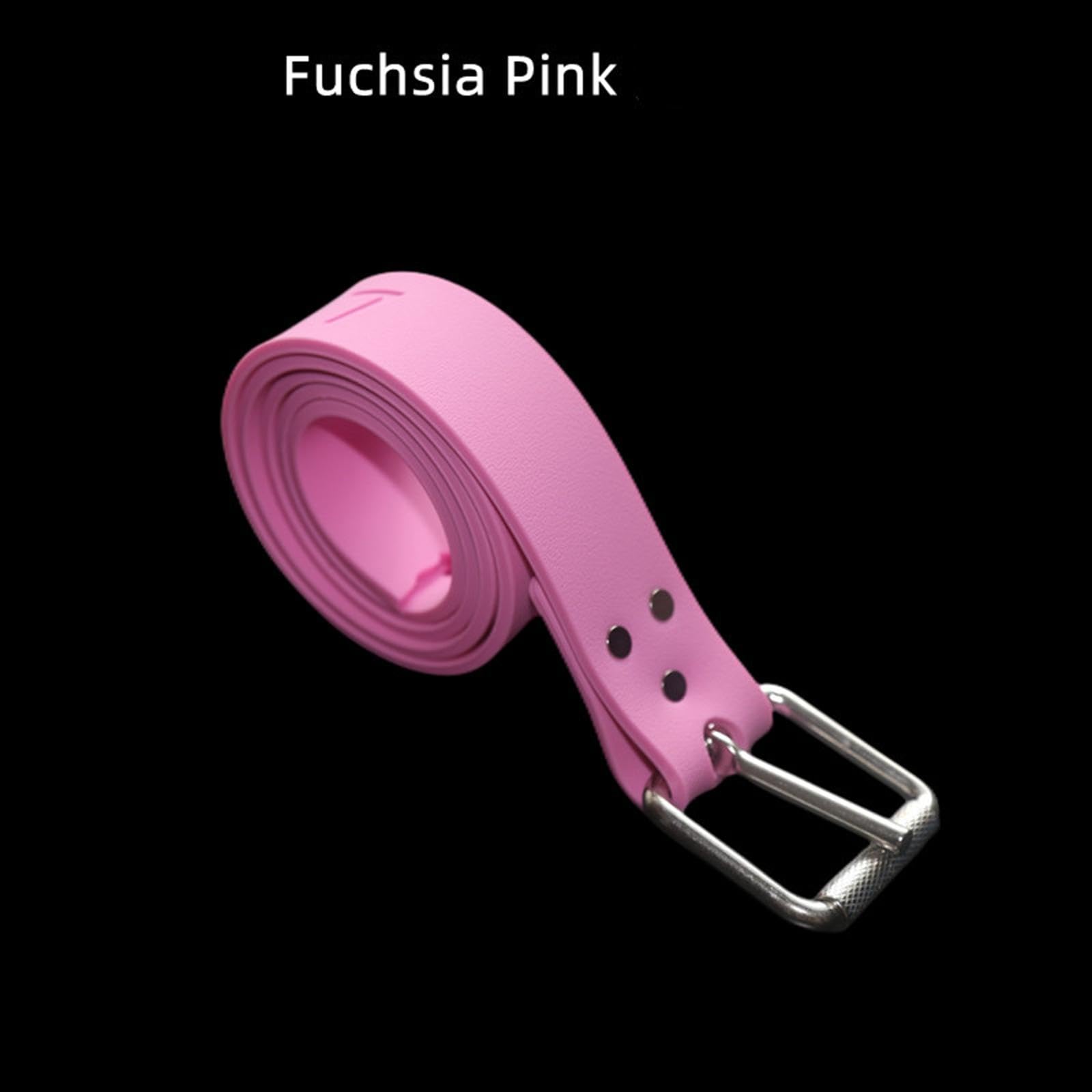 Ceinture de Plongée avec Boucle à Dégagement Rapide en Silicone Acier Inoxydable Ajustable Maintien Sécurisé des Poids Adaptée Aux Plongeu