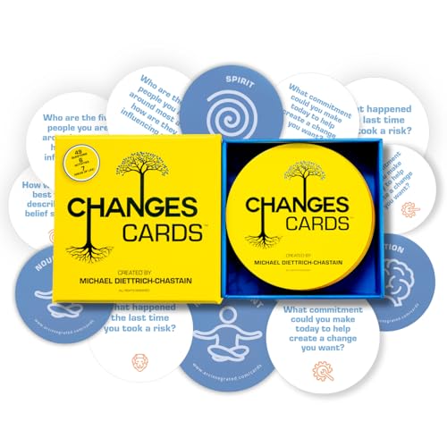 Arc Integrated Changes Cards - 63 Professional Conversation Cards for Ice Breakers, Team Coaching, Leadership Development, and Building Self-Awareness