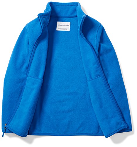 Image of Amazon Essentials Boys and Toddlers' Polar Fleece Full-Zip Mock Jacket, Insulated, Long Sleeve