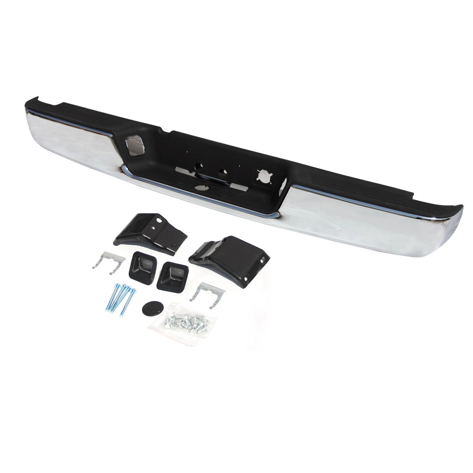 Chrome Rear Step Bumper Fit for - Key Features