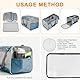 KunpengZen Transportbox Katze, Atmungsaktiv Hundebox Faltbar Mit Einstellbar Schultergurt, Katzentransportbox Mit Abnehmbarem Plüschpad, Cat Carrier Für Bis 7.5kg Camping Auto Reisen Tierarztbesuch