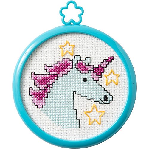 Image of 2 Item Bundle of My 1st Cross Stitch Kits: Unicorn and Mermaid