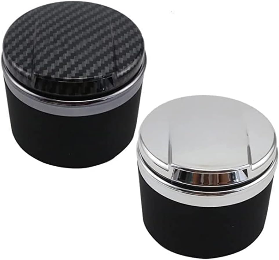 Car Ashtrays, for Mazda Portable Travel Detachable Smokeless Self Extinguishing Cigaretteashtray, Auto Accessories,B-Silver