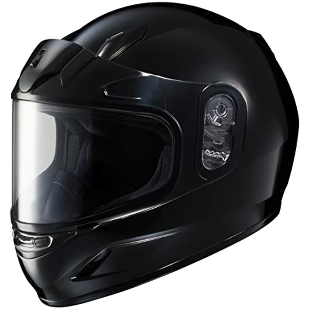 HJC CL-Y SOLID Full Face Snow Helmet, DOT Approved (Black, Small) : Sports & Outdoors